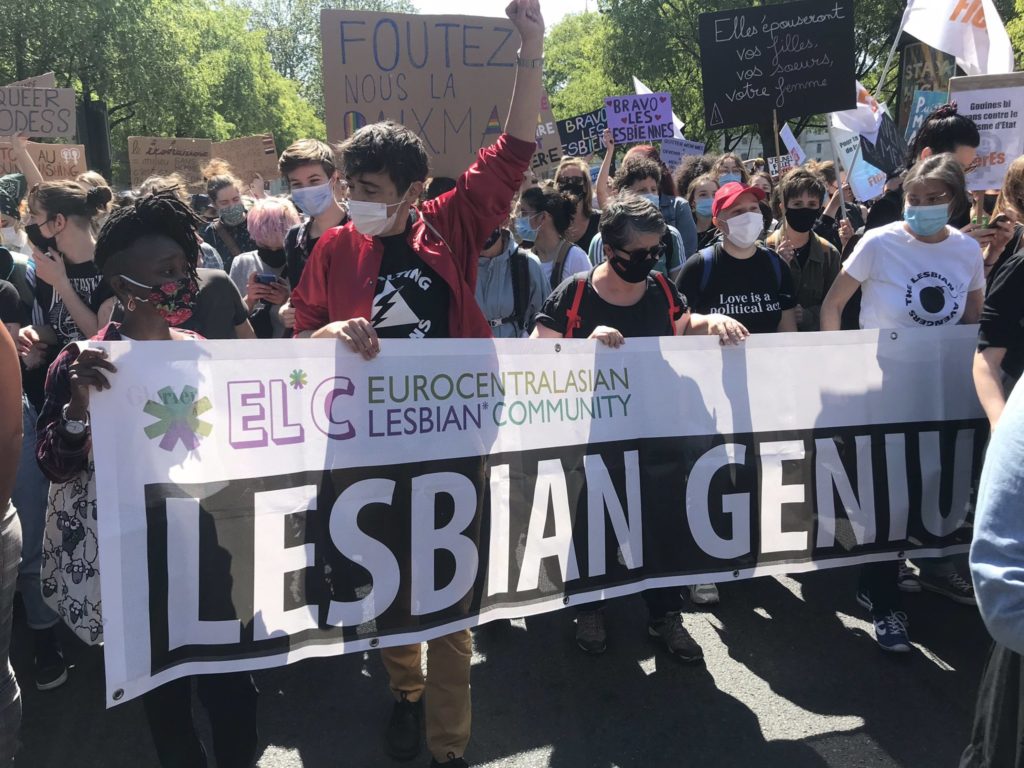 Euro public lesbians